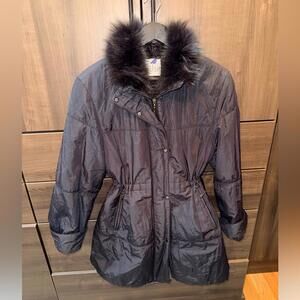 Blue Duck Metallic Parka with fur trim and lining